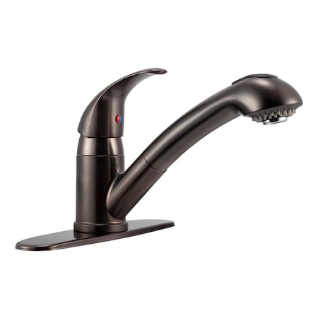 Dura Faucet DESIGNER PULL-OUT RV KITCHEN FAUCET - VENETIAN BRONZE DF-NMK852-VB